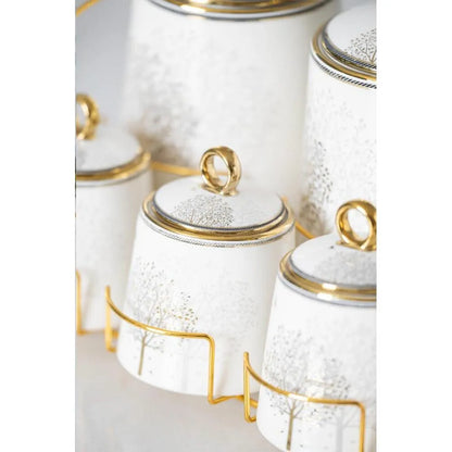 Master Magic 8 Parça Porselen Baharat Takımı – Standlı-mutfak urunleri-Prenseshome Leyweg-Prenseshome Leyweg