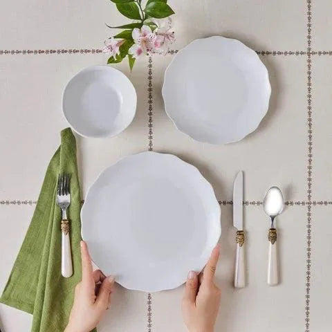 Karaca Scalloped 18 Parça 6 Kişilik Yemek Takımı – Mikrodalga ve Bulaşık Makinesine Uygun-Yemek Takimi-Prenseshome Leyweg-Prenseshome Leyweg