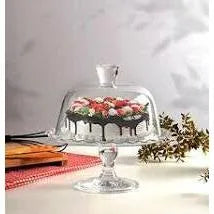 Pasabahce Kapakli Ayakli Pasta Sunum Tabaği-Prenseshome Leyweg-Prenseshome Leyweg