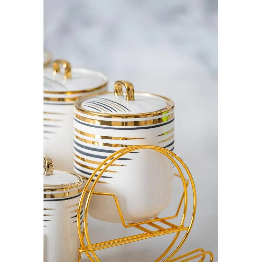 Acar Aspen Astoria 8 Parca Baharat Seti - Gold-mutfak urunleri-Prenseshome Leyweg-Prenseshome Leyweg