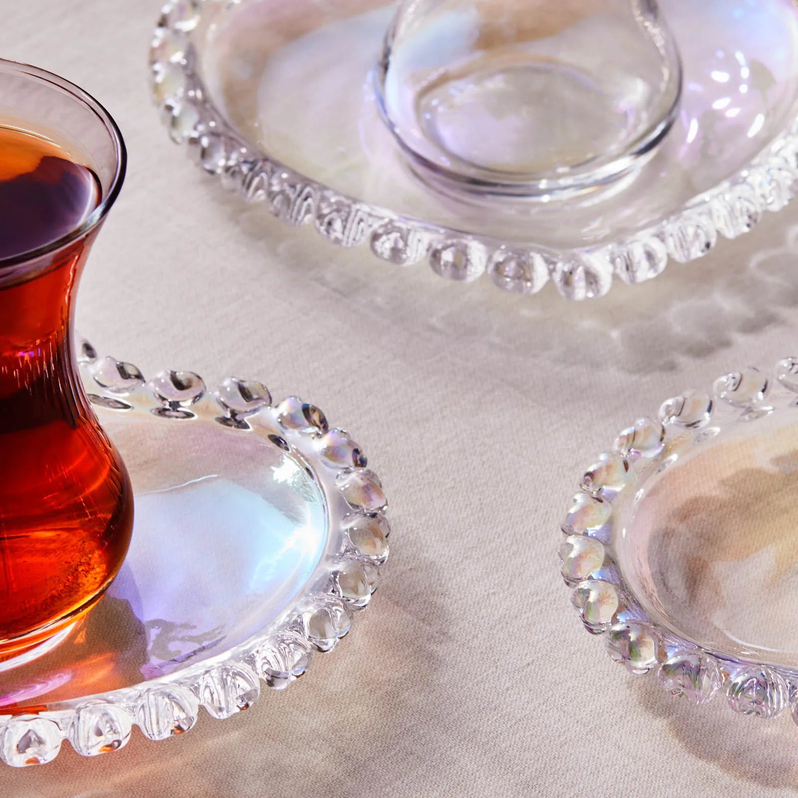 Karaca Rory 6 Kişilik 12 Parça Çay Seti – 130 ml (Kalp Şeklinde Alt Tabağı ile)-Sofra ürünleri-Prenseshome Leyweg-Prenseshome Leyweg