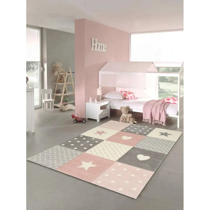 Merinos Pastel Kids Çocuk Halısı 20339 255 Pink – 120×170 cm-Zemin kaplama-Prenseshome Leyweg-Prenseshome Leyweg