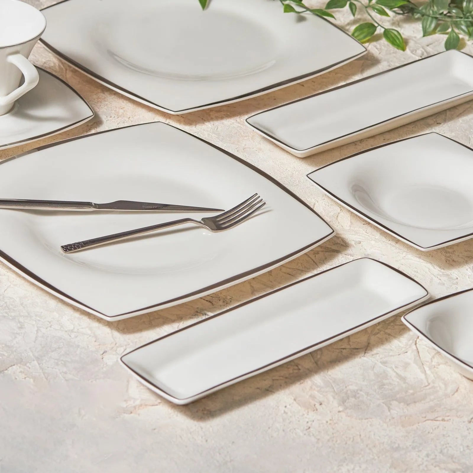 Karaca Fine Pearl Agate 26 Parça İnci Kahvaltı Takımı – 6 Kişilik Platin Detaylı-Sofra ürünleri-Prenseshome Leyweg-Prenseshome Leyweg