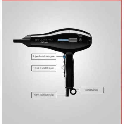 Arzum AR5004 Bellissima Profesyonel Sac Kurutma Makinesi – 2200W-Elektronik ürün-PRENSESHOME LEYWEG-Prenseshome Leyweg