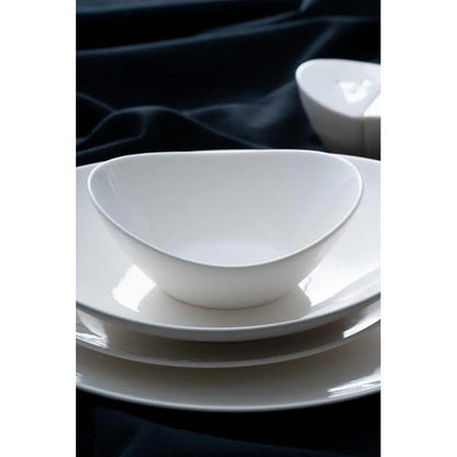 Acar Brinia Beyaz Porselen 6 Kişilik 29 Parça Yemek Takımı-Yemek Takimi-Prenseshome Leyweg-Prenseshome Leyweg