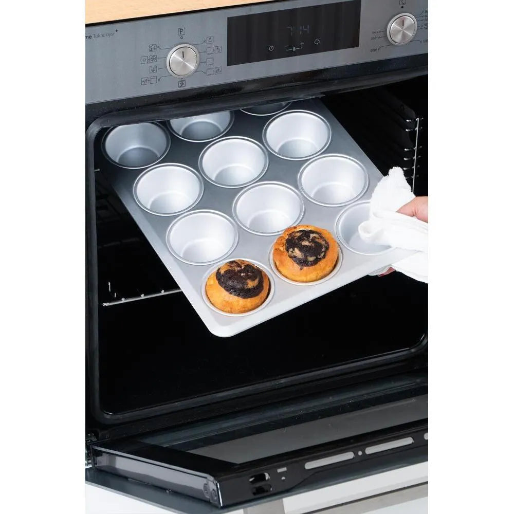 Mate Dikdörtgen Muffin Kek Kalıbı 38.5 cm – Alüminyum-mutfak urunleri-Prenseshome Leyweg-Prenseshome Leyweg
