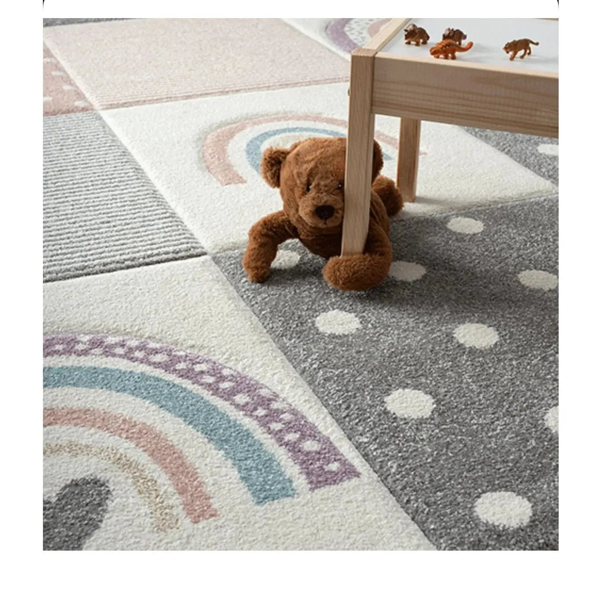 Merinos Pastel Kids Halı 120×170 cm – Çocuk Odası İçin Kaymaz Tabanlı Halı-Zemin kaplama-Prenseshome Leyweg-Prenseshome Leyweg