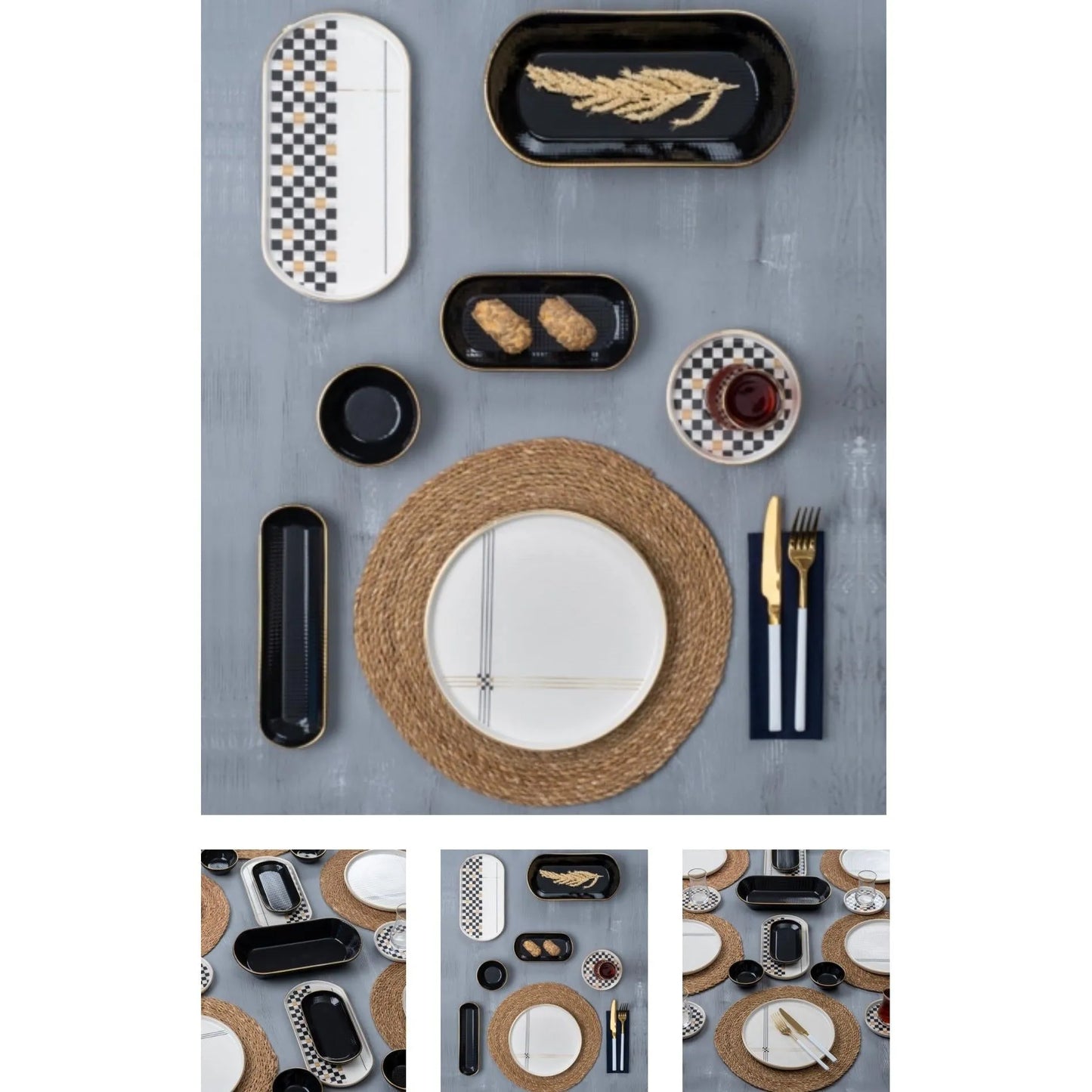 Acar Luca 31 parça 6 kişilik kahvaltı takımı-Sofra ürünleri-Prenseshome Leyweg-Prenseshome Leyweg