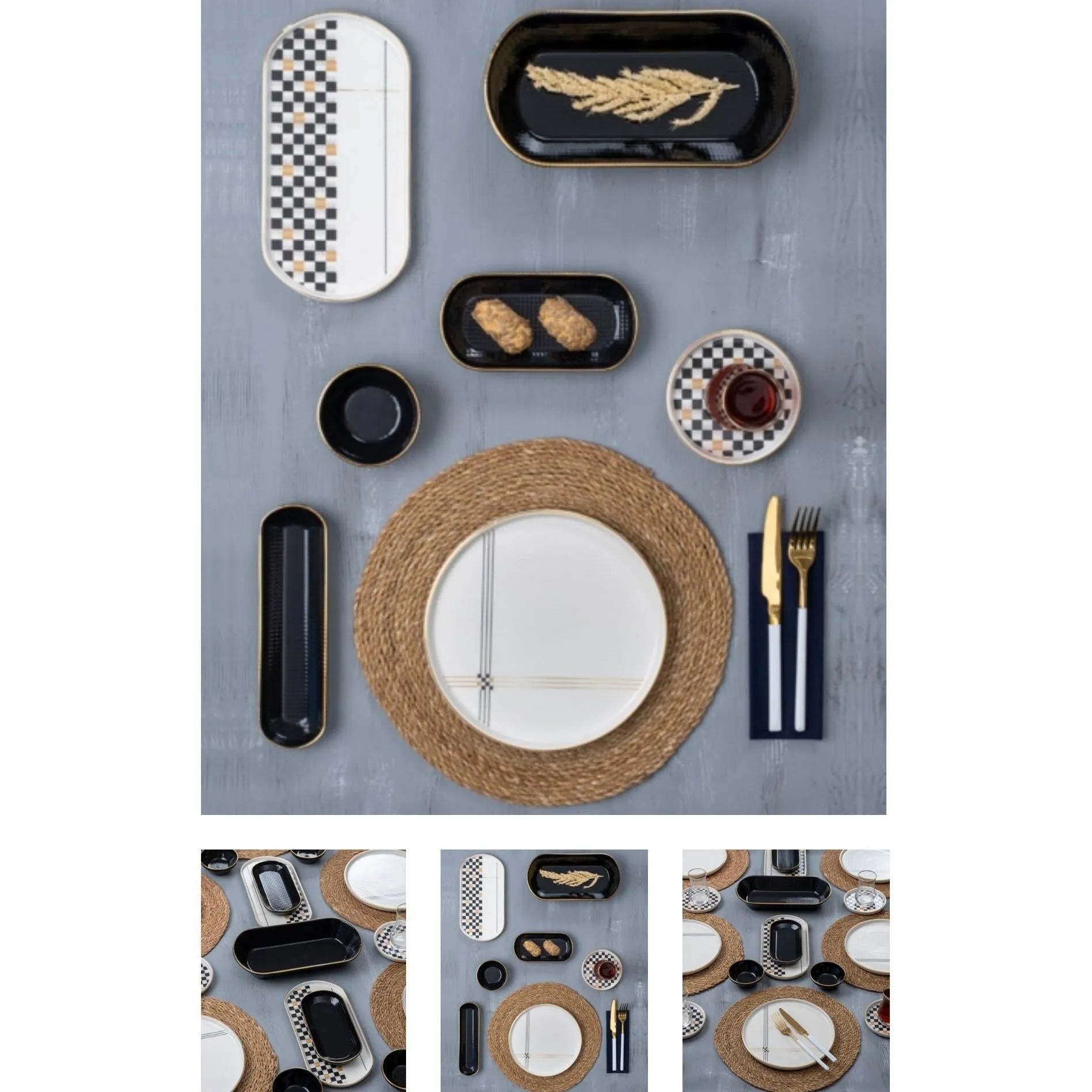 Acar Luca 31 parça 6 kişilik kahvaltı takımı-Sofra ürünleri-Prenseshome Leyweg-Prenseshome Leyweg