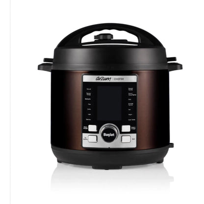 Arzum chefim cok fonksiyonlu duduklu tencere 6 lt 14 programli-Elektronik ürün-Prenseshome Leyweg-Prenseshome Leyweg