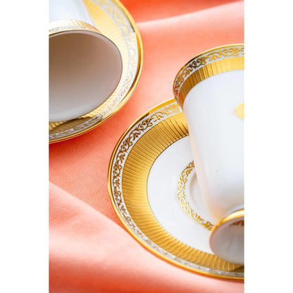 Acar Beckett 6 Kişilik Kahve Fincanı Takımı - 90 cc-Prenseshome Leyweg-Prenseshome Leyweg