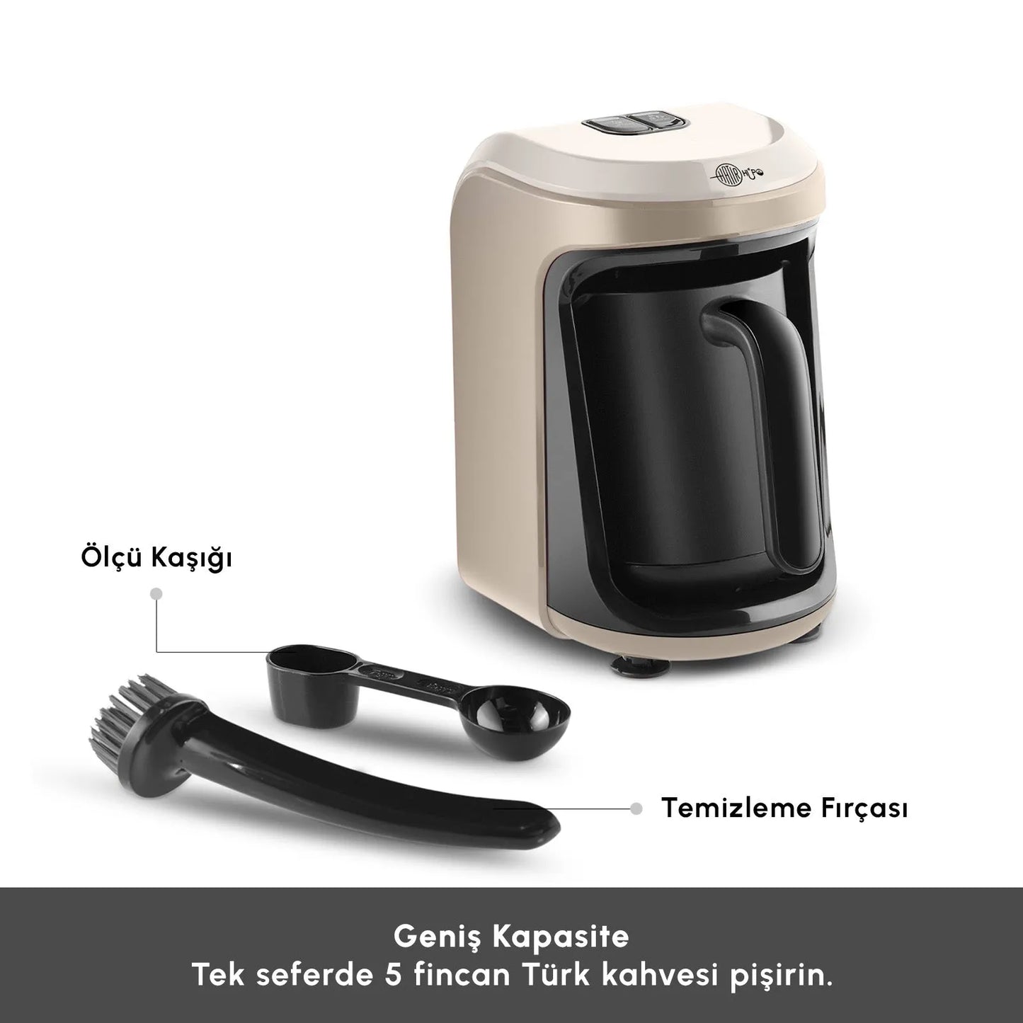 Karaca Hatır Hüps Sütlü Türk Kahve Makinesi Bej-Elektronik ürün-Prenseshome Leyweg-Prenseshome Leyweg