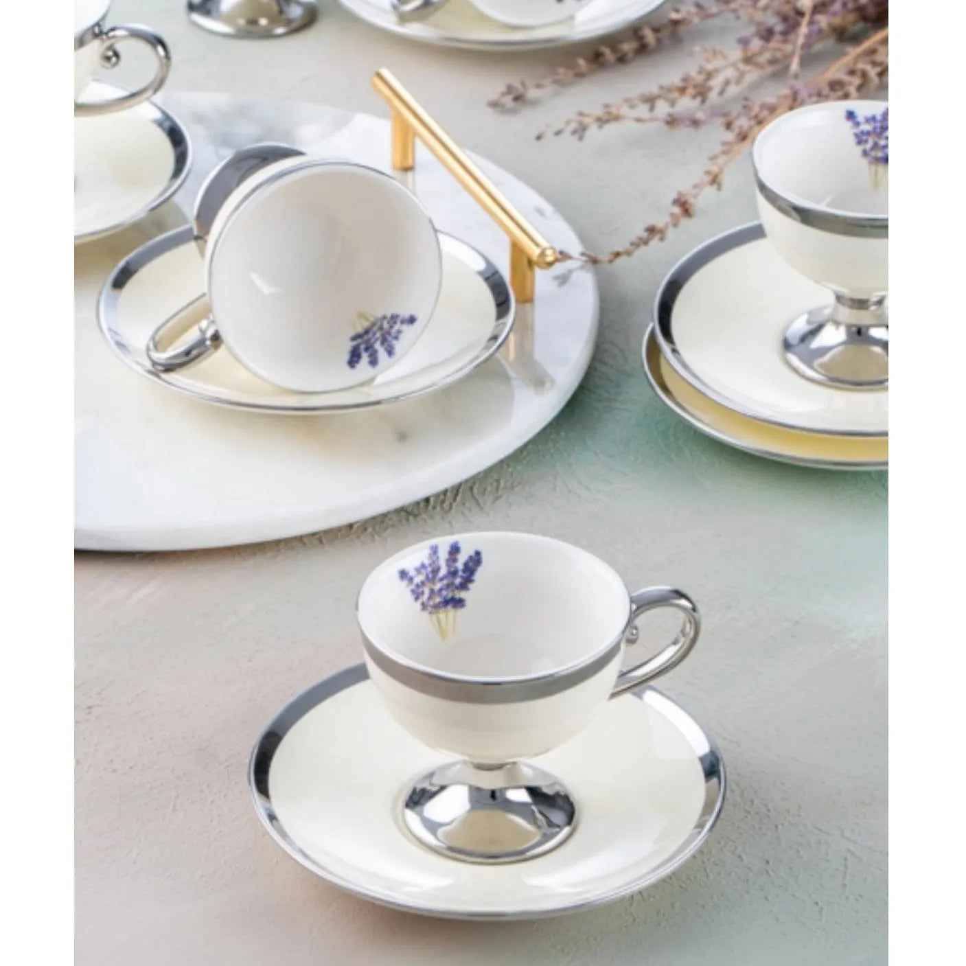 Acar Miranda 6 Kisilik Kahve Fincani Takimi - 90 ml-Prenseshome Leyweg-Prenseshome Leyweg