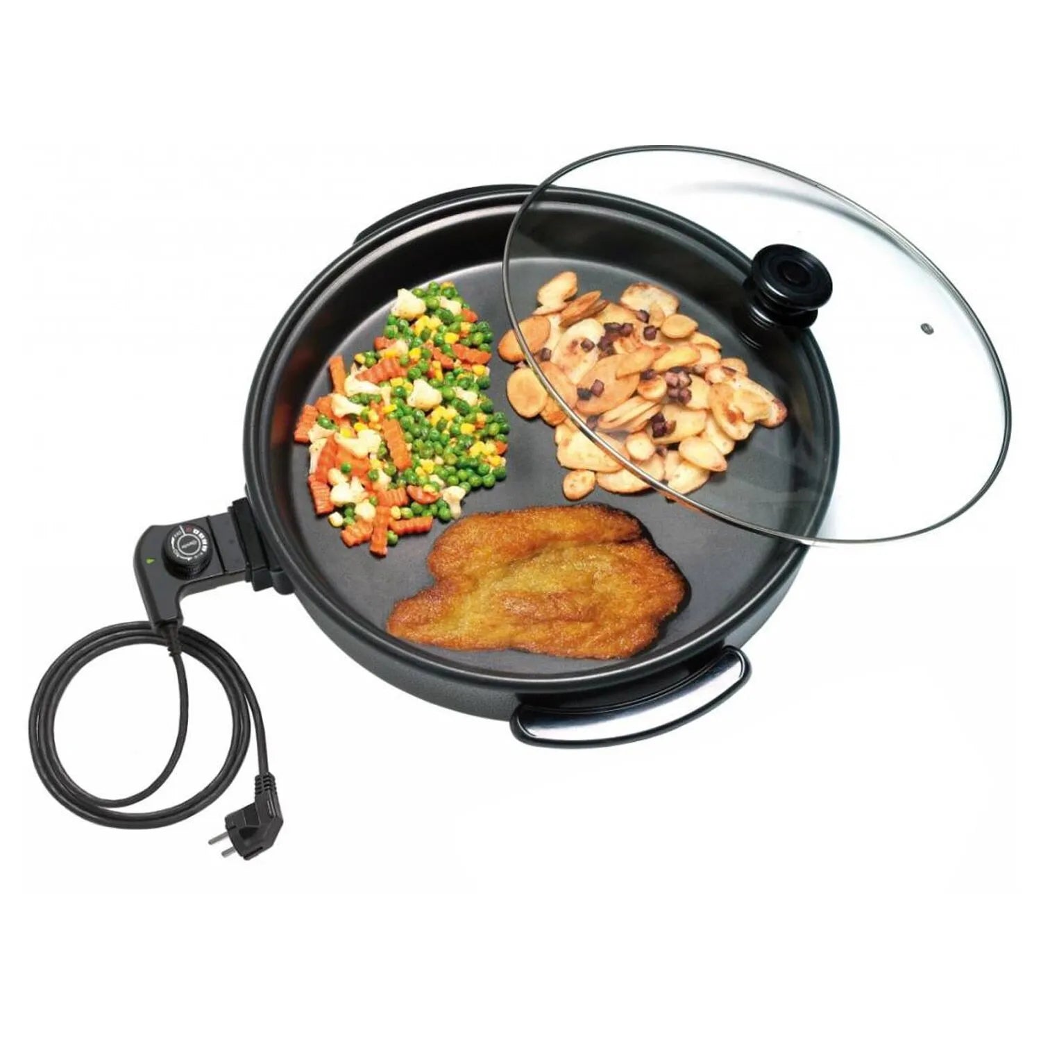 Mulex Pizza Tava 42cm - 13 cm 1500W-Elektronik ürün-Prenseshome Leyweg-Prenseshome Leyweg