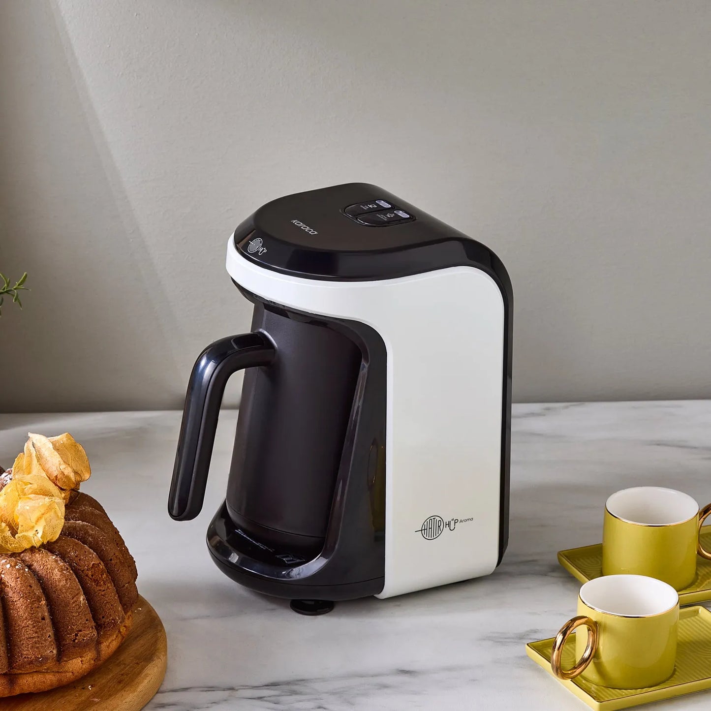 Karaca Hatır Hüps Sütlü Türk Kahve Makinesi Beyaz-Elektronik ürün-Prenseshome Leyweg-Prenseshome Leyweg