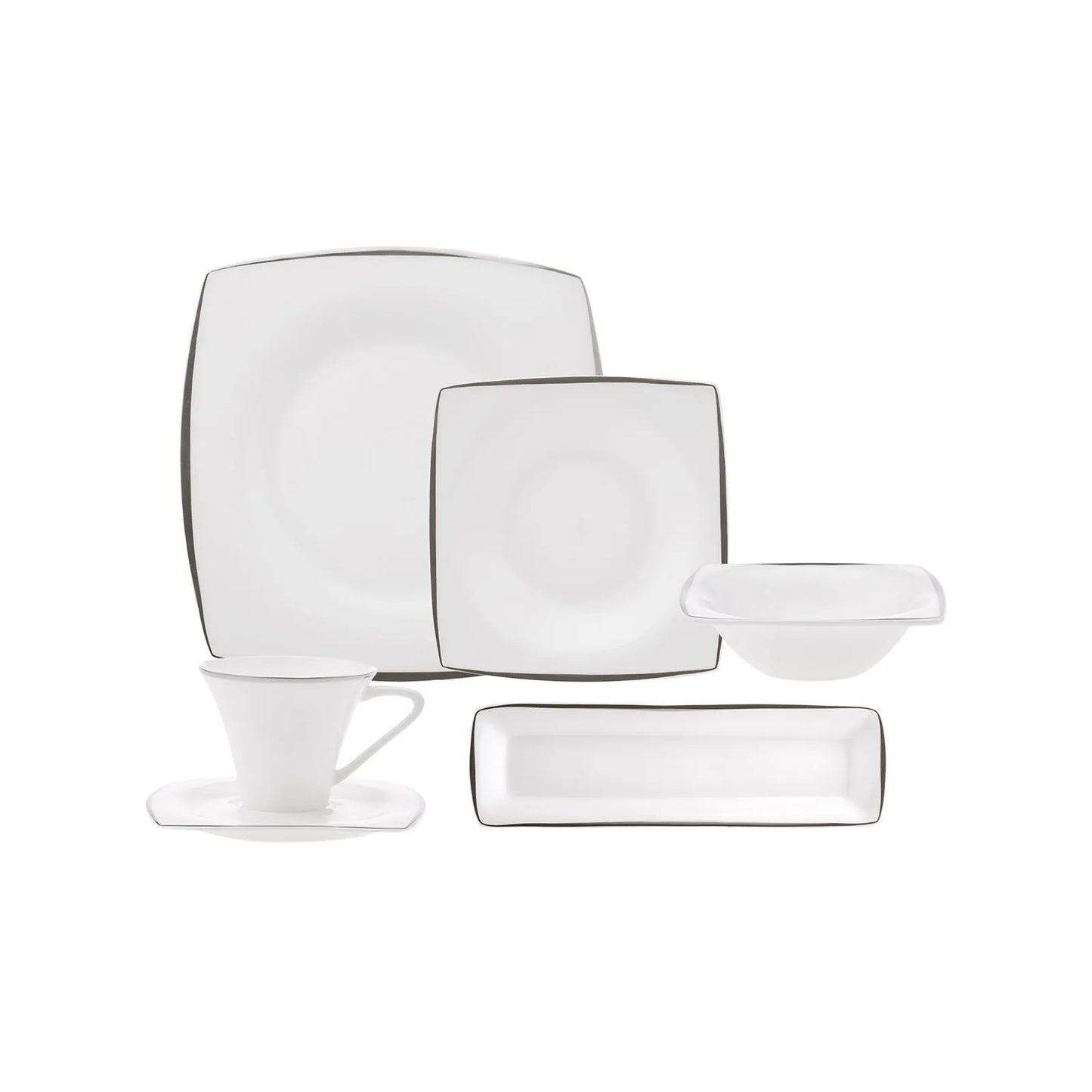 Karaca Fine Pearl Agate 26 Parça İnci Kahvaltı Takımı – 6 Kişilik Platin Detaylı-Sofra ürünleri-Prenseshome Leyweg-Prenseshome Leyweg