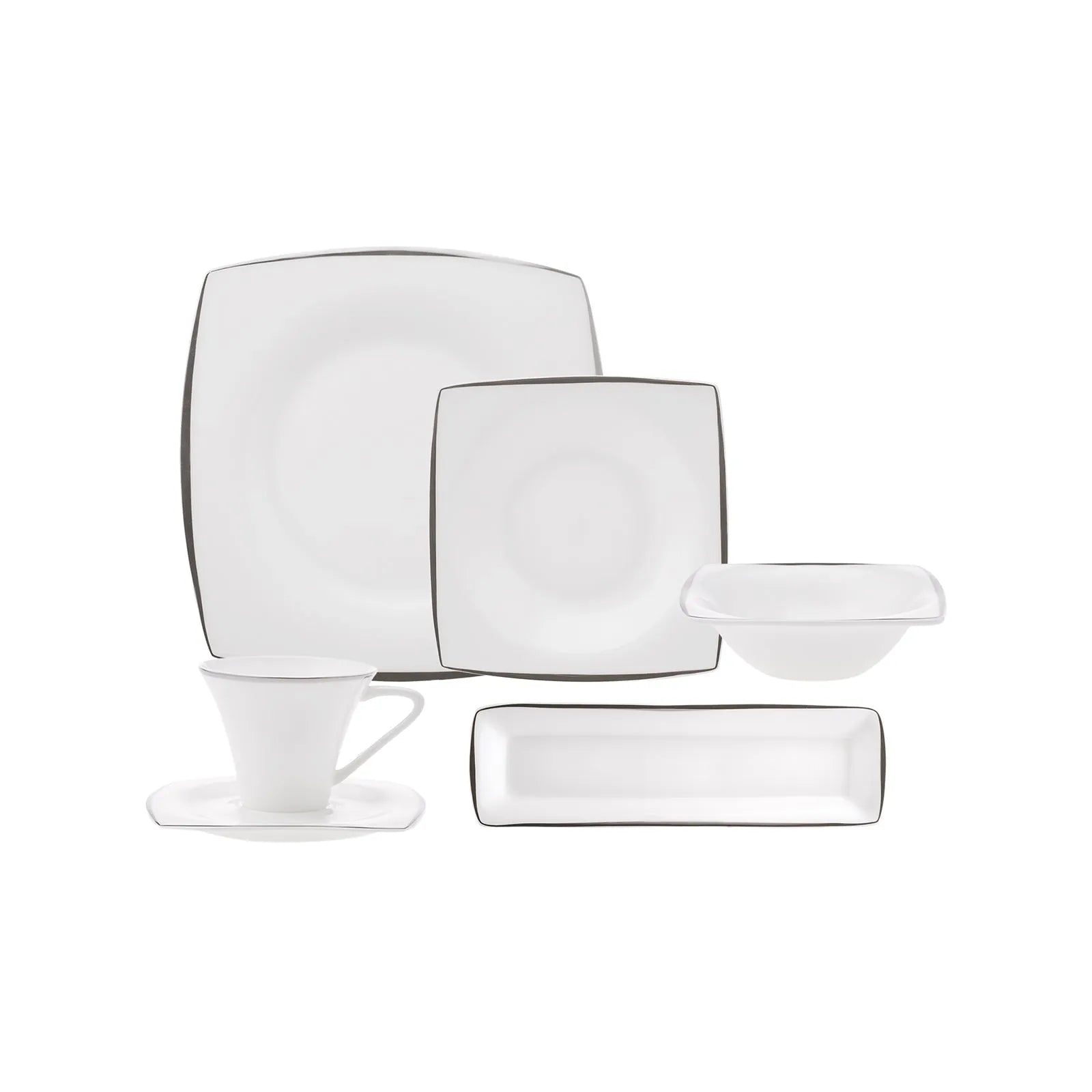 Karaca Fine Pearl Agate 26 Parça İnci Kahvaltı Takımı – 6 Kişilik Platin Detaylı-Sofra ürünleri-Prenseshome Leyweg-Prenseshome Leyweg