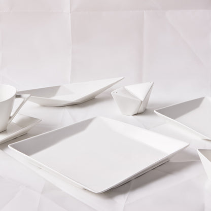Karaca Origami 26 Parça Porselen Kahvaltı Seti – Kare Tasarım, Good Design Ödüllü-Yemek Takimi-Prenseshome Leyweg-Prenseshome Leyweg
