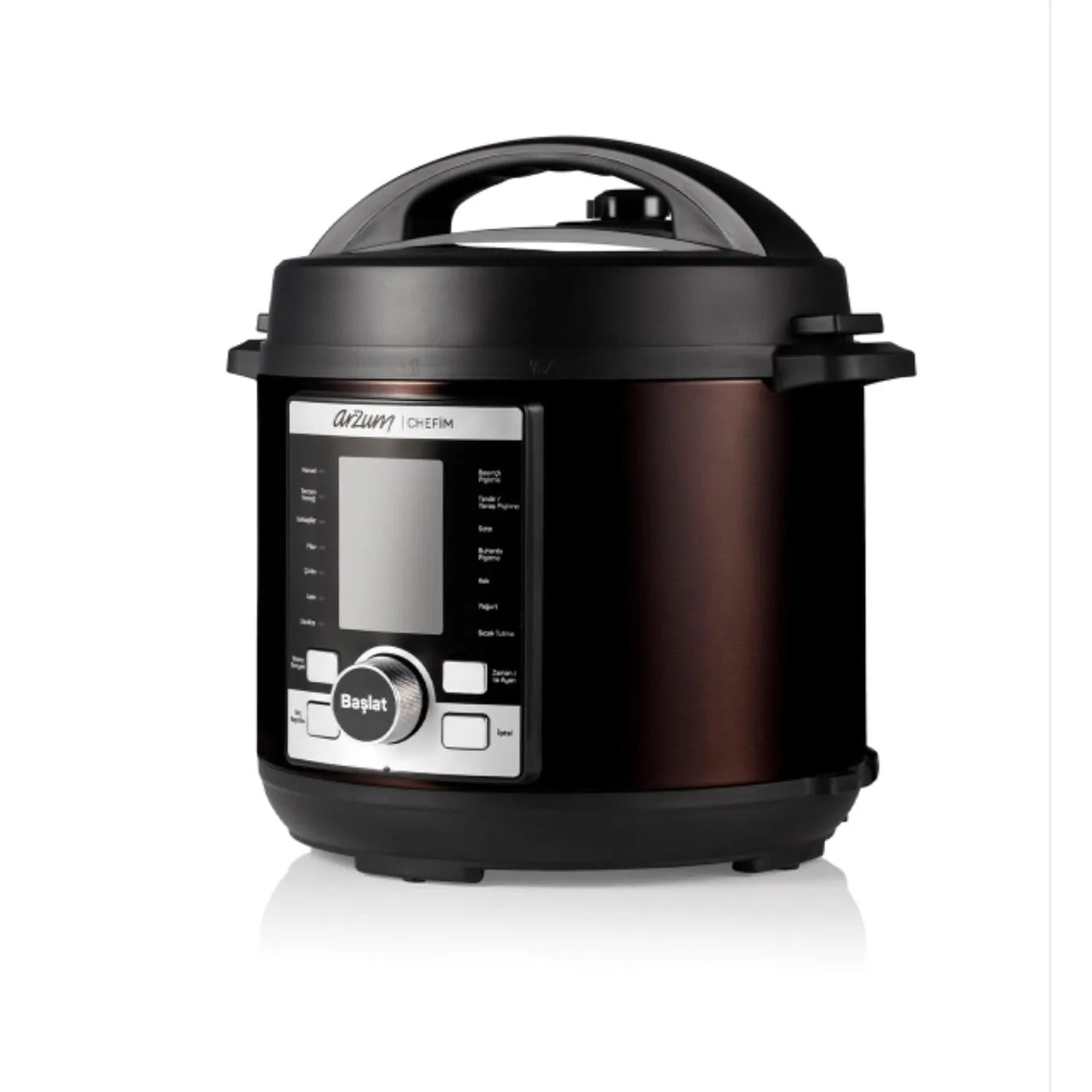 Arzum chefim cok fonksiyonlu duduklu tencere 6 lt 14 programli-Elektronik ürün-Prenseshome Leyweg-Prenseshome Leyweg