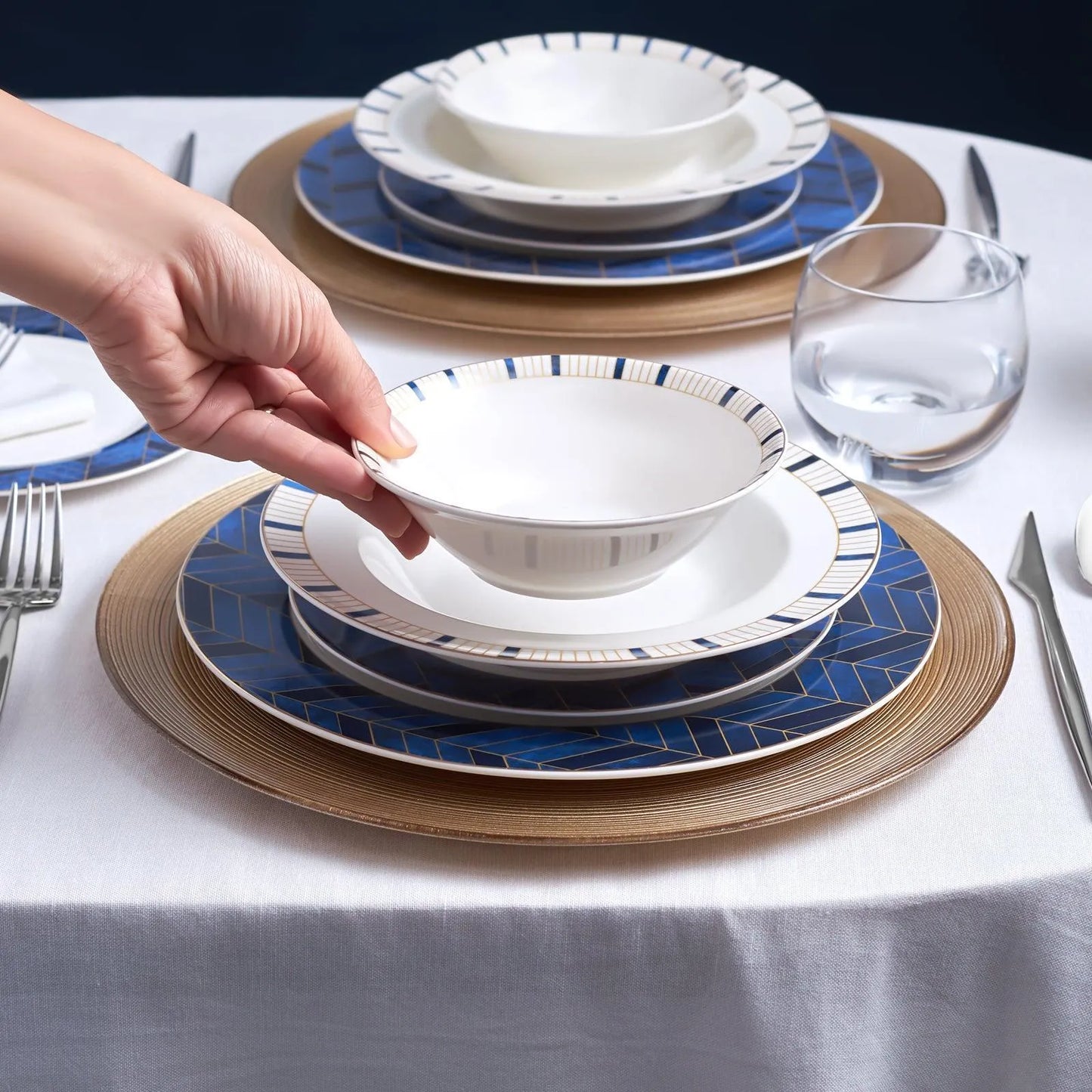 Karaca Safir Porselen 24 Parça Yemek Takımı – Sofralara Zarif Bir Dokunuş-Yemek Takimi-Prenseshome Leyweg-Prenseshome Leyweg