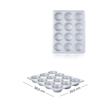 Mate Dikdörtgen Muffin Kek Kalıbı 38.5 cm – Alüminyum-mutfak urunleri-Prenseshome Leyweg-Prenseshome Leyweg