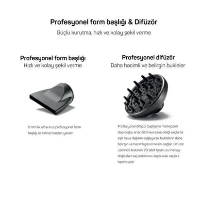 Arzum AR5004 Bellissima Profesyonel Sac Kurutma Makinesi – 2200W-Elektronik ürün-PRENSESHOME LEYWEG-Prenseshome Leyweg