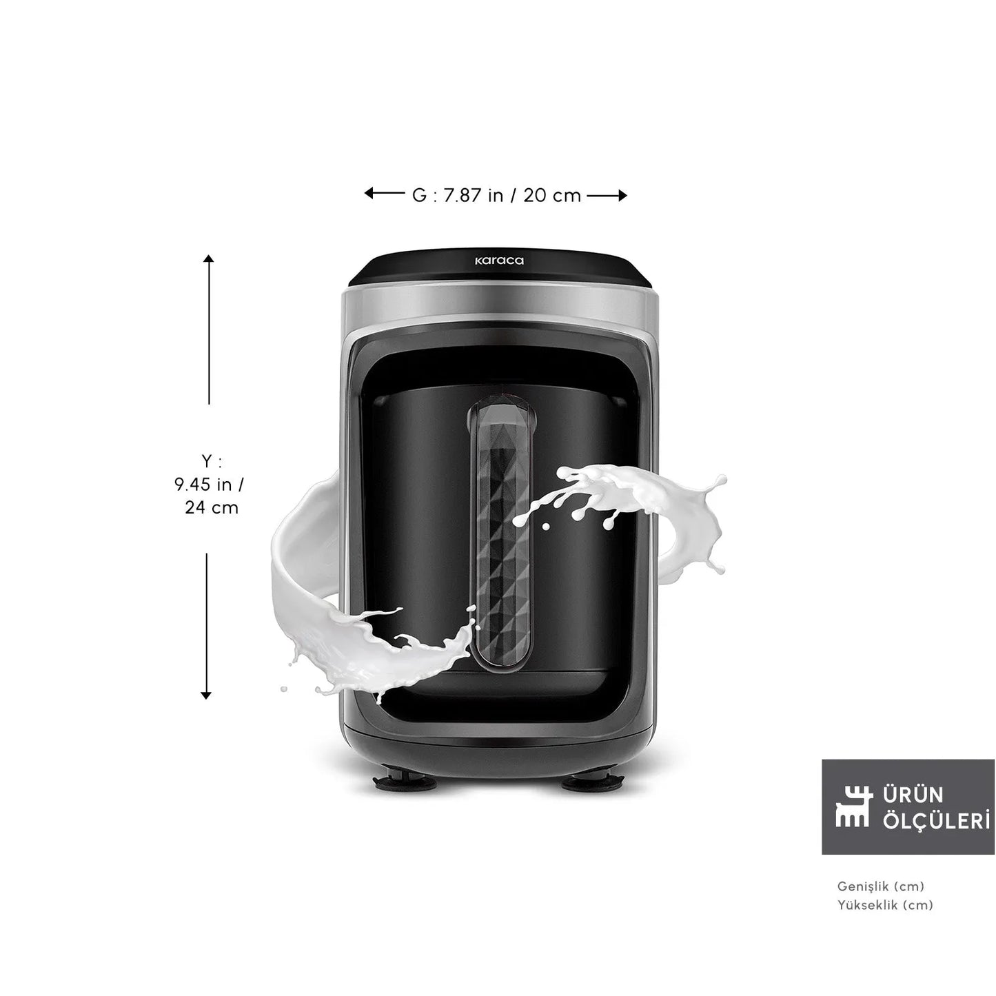 Karaca Hatır Hüps Sütlü Türk Kahve Makinesi Antrasit-Elektronik ürün-Prenseshome Leyweg-Prenseshome Leyweg
