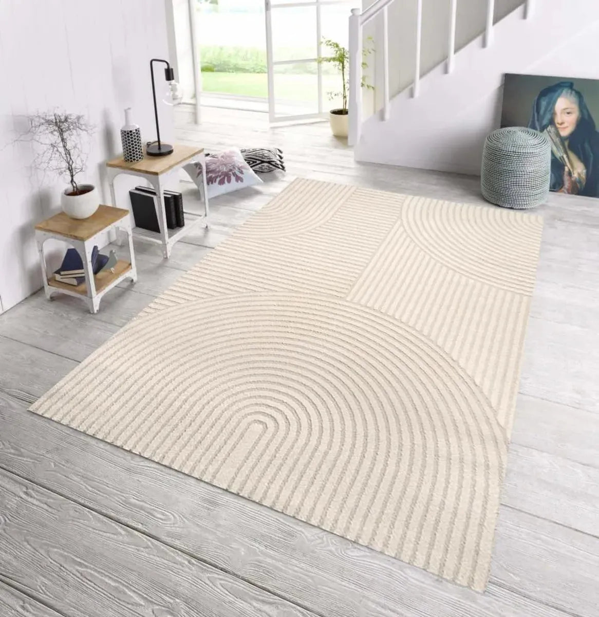Merinos Elio 2252 Bej Halı – Japandi Tarzı Modern Desenli-Zemin kaplama-Prenseshome Leyweg-120*170 cm-Prenseshome Leyweg