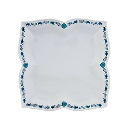 Karaca İznik 32 Parça Kahvaltı Takımı – 6 Kişilik Kare Desenli Porselen Set-Sofra ürünleri-Prenseshome Leyweg-Prenseshome Leyweg