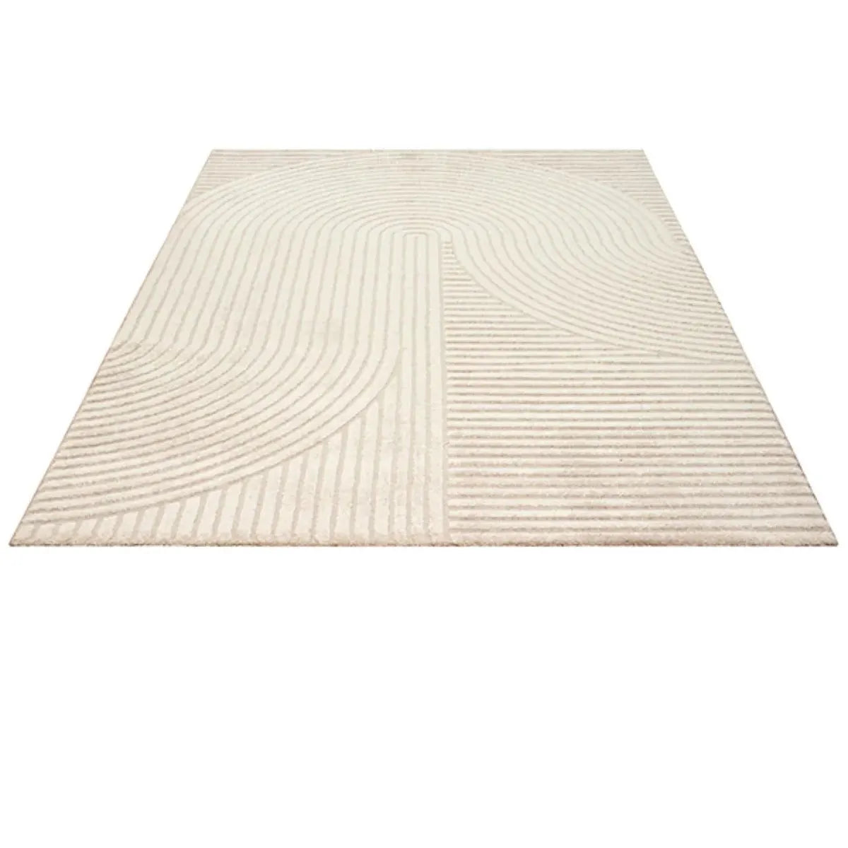 Merinos Elio 2251 Beije Halı Japandi Tarzı Modern Yarım Daire Desenli-Zemin kaplama-Prenseshome Leyweg-Prenseshome Leyweg