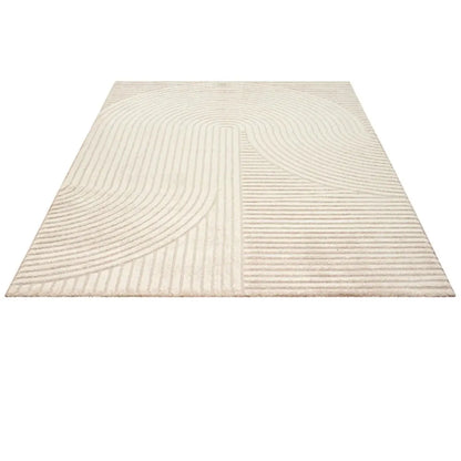 Merinos Elio 2251 Beije Halı Japandi Tarzı Modern Yarım Daire Desenli-Zemin kaplama-Prenseshome Leyweg-Prenseshome Leyweg