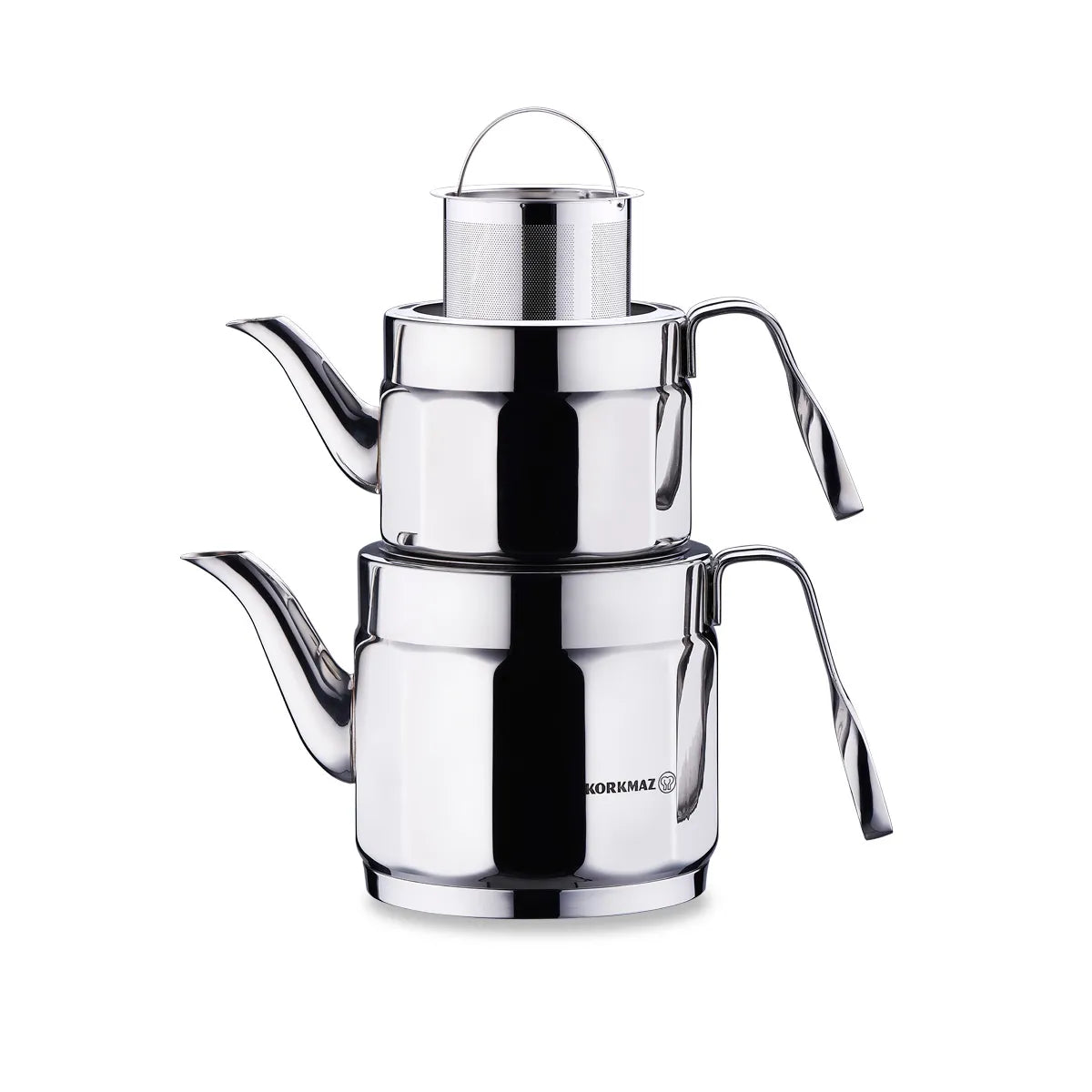 Korkmaz Nostaljia Midi Çaydanlık Takımı 1.6 lt A228-mutfak urunleri-Prenseshome Leyweg-Prenseshome Leyweg