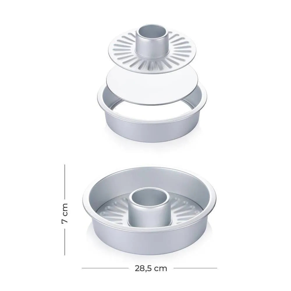 Mate Yuvarlak Kek Kalıbı 28.5 cm – Alüminyum-mutfak urunleri-Prenseshome Leyweg-Prenseshome Leyweg