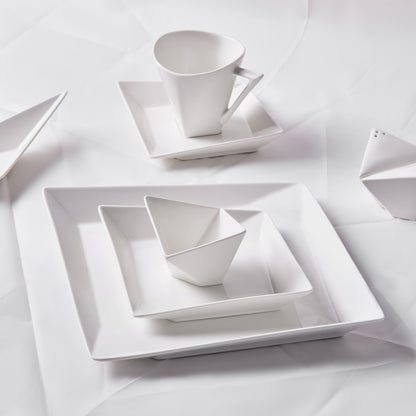 Karaca Origami 26 Parça Porselen Kahvaltı Seti – Kare Tasarım, Good Design Ödüllü-Yemek Takimi-Prenseshome Leyweg-Prenseshome Leyweg