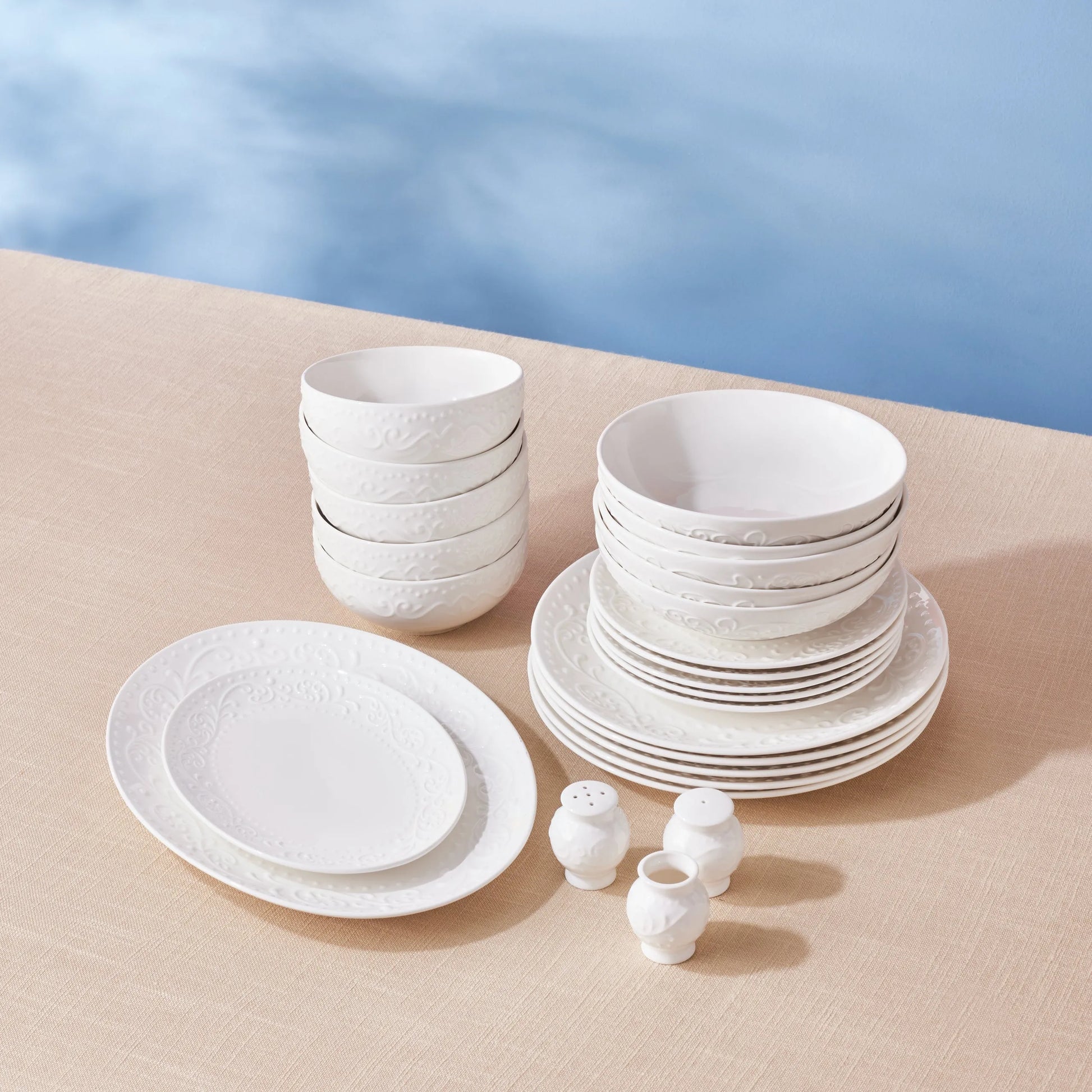 Karaca Forever Bone Even 56 Parça Yemek Takımı – Sofralarda Dengeli ve Şık Sunumlar-Sofra ürünleri-Prenseshome Leyweg-Prenseshome Leyweg