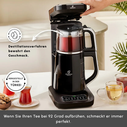 Karaca Robotea Pro 4’ü 1 Arada İngilizce Sesli Akıllı Çay ve Kahve Makinesi – Crome-Prenseshome Leyweg-Prenseshome Leyweg