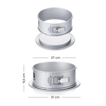 Şeflerin Tercihi Kelepçeli Kek Kalıbı 24.3x9.5 cm-mutfak urunleri-Prenseshome Leyweg-Prenseshome Leyweg