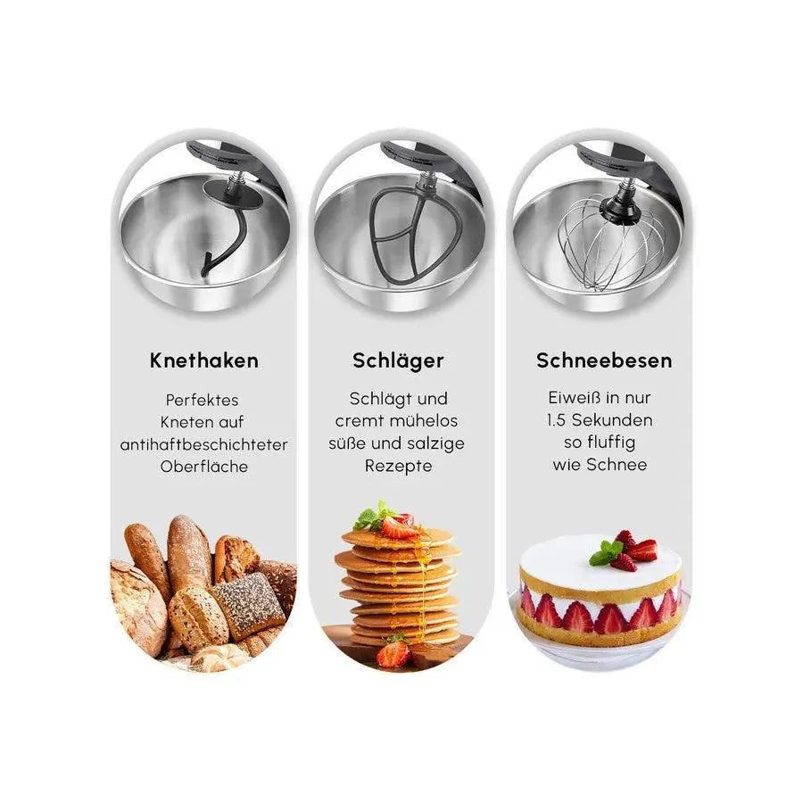 Karaca Mastermaid Chef Pro Mutfak Robotu – 1500W Çift Kollu, Uzay Grisi, Geniş Hazneli-Elektronik ürün-PRENSESHOME LEYWEG-Prenseshome Leyweg