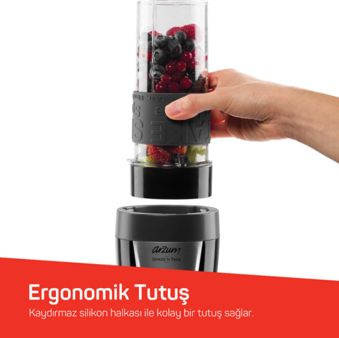 Arzum Ar1032 Shake’n Take Blender – 300W-Elektronik ürün-PRENSESHOME LEYWEG-Prenseshome Leyweg
