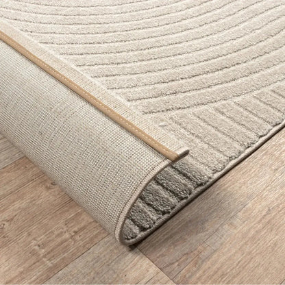 Merinos Elio 2251 Beije Halı Japandi Tarzı Modern Yarım Daire Desenli-Zemin kaplama-Prenseshome Leyweg-Prenseshome Leyweg