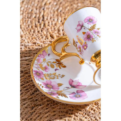 Acar Parlin 6 Kisilik Kahve Fincani Takimi - 90 ml-Prenseshome Leyweg-Prenseshome Leyweg