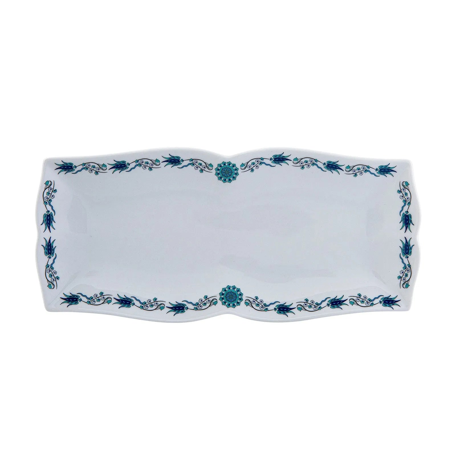 Karaca İznik 32 Parça Kahvaltı Takımı – 6 Kişilik Kare Desenli Porselen Set-Sofra ürünleri-Prenseshome Leyweg-Prenseshome Leyweg