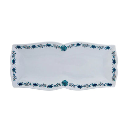 Karaca İznik 32 Parça Kahvaltı Takımı – 6 Kişilik Kare Desenli Porselen Set-Sofra ürünleri-Prenseshome Leyweg-Prenseshome Leyweg