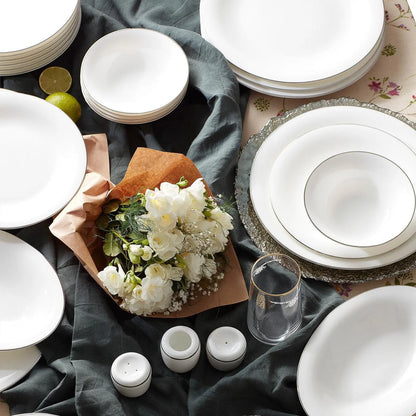 Karaca Fine Pearl Fame 58 Parça 12 Kişilik Yemek Takımı – Platin Detaylı-Yemek Takimi-Prenseshome Leyweg-Prenseshome Leyweg