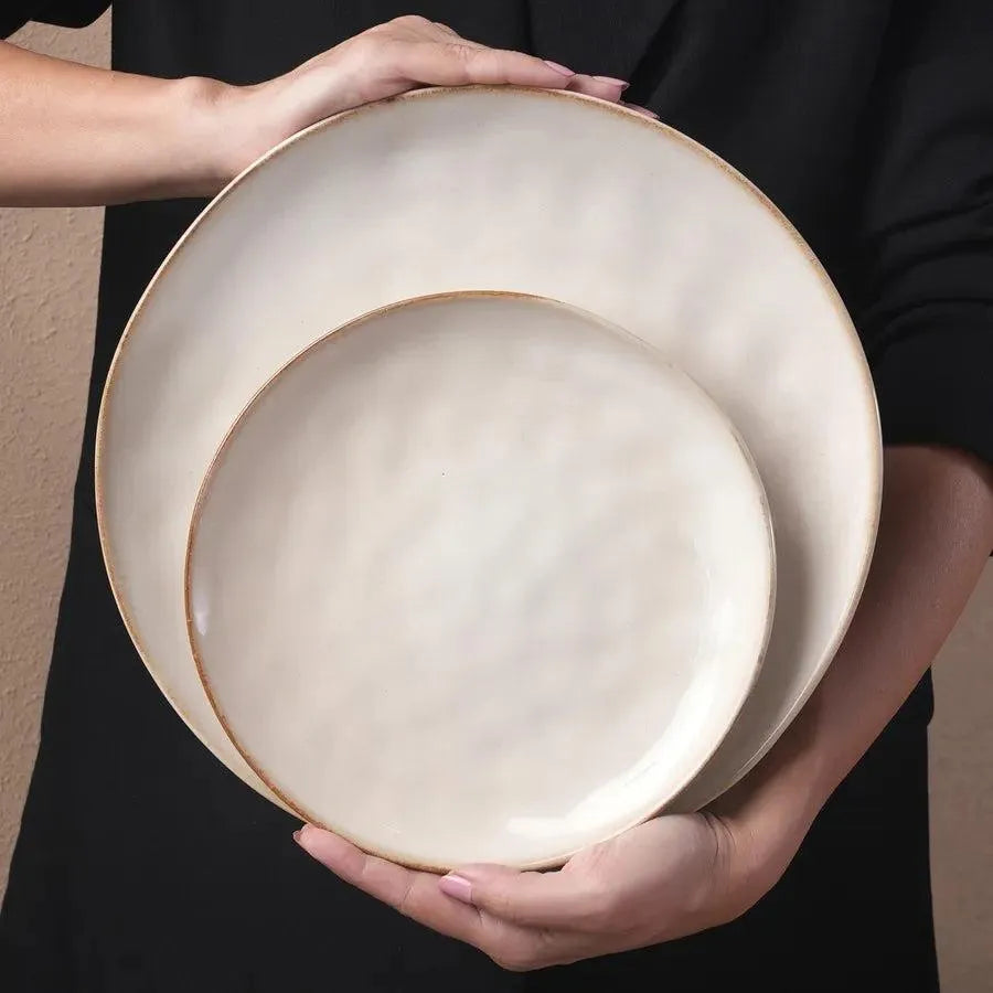 Aria Bej Reaktif 18 Parça 6 Kişilik Yemek Takımı – Doğal Tonlarla Sofralarda Zarafet-Yemek Takimi-Prenseshome Leyweg-Prenseshome Leyweg