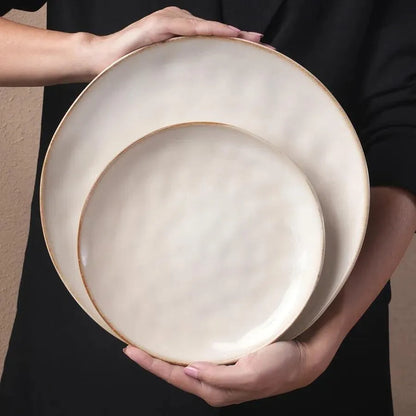 Aria Bej Reaktif 18 Parça 6 Kişilik Yemek Takımı – Doğal Tonlarla Sofralarda Zarafet-Yemek Takimi-Prenseshome Leyweg-Prenseshome Leyweg