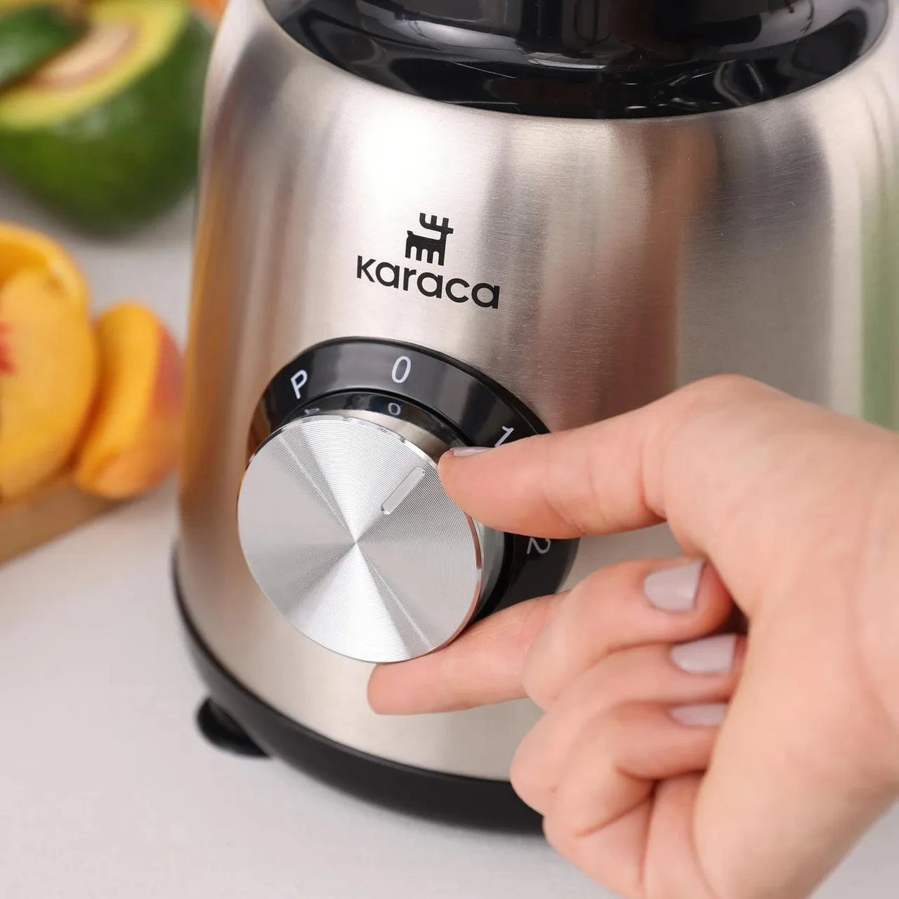 Karaca 1000W Smoothie Blender – Cam Hazne, Pulse Fonksiyonu, 6 Çelik Bıçak-Elektronik ürün-PRENSESHOME LEYWEG-Prenseshome Leyweg