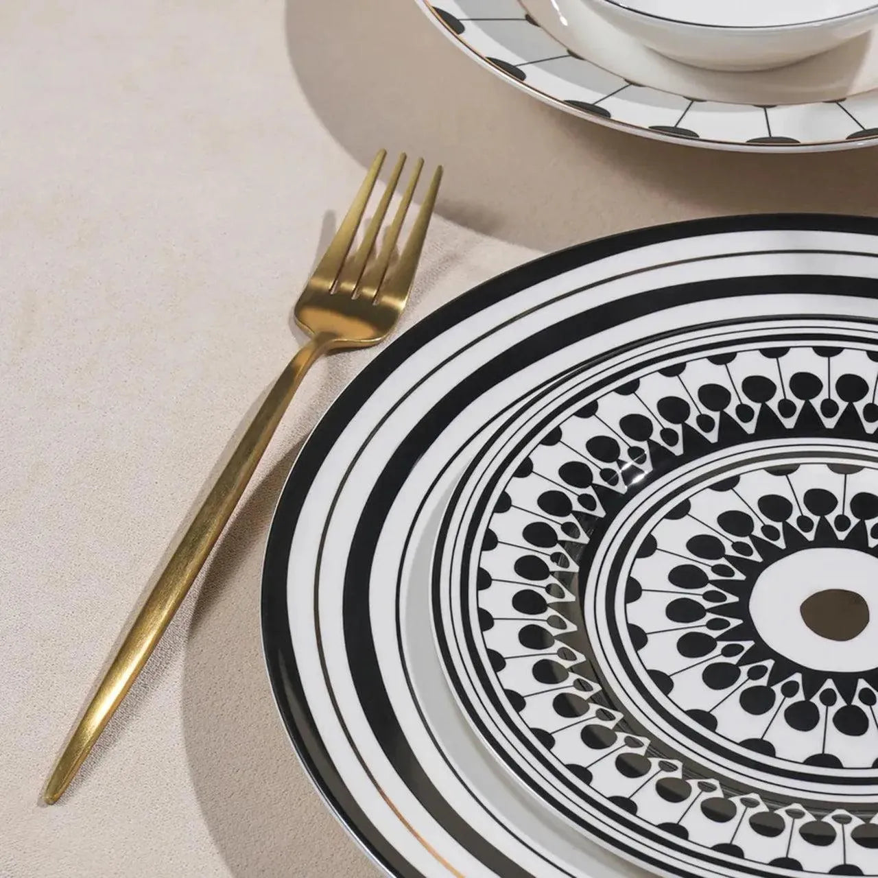 Karaca Maraş New Generation Bone 6 Kişilik 24 Parça Yemek Takımı-Yemek Takimi-Prenseshome Leyweg-Prenseshome Leyweg