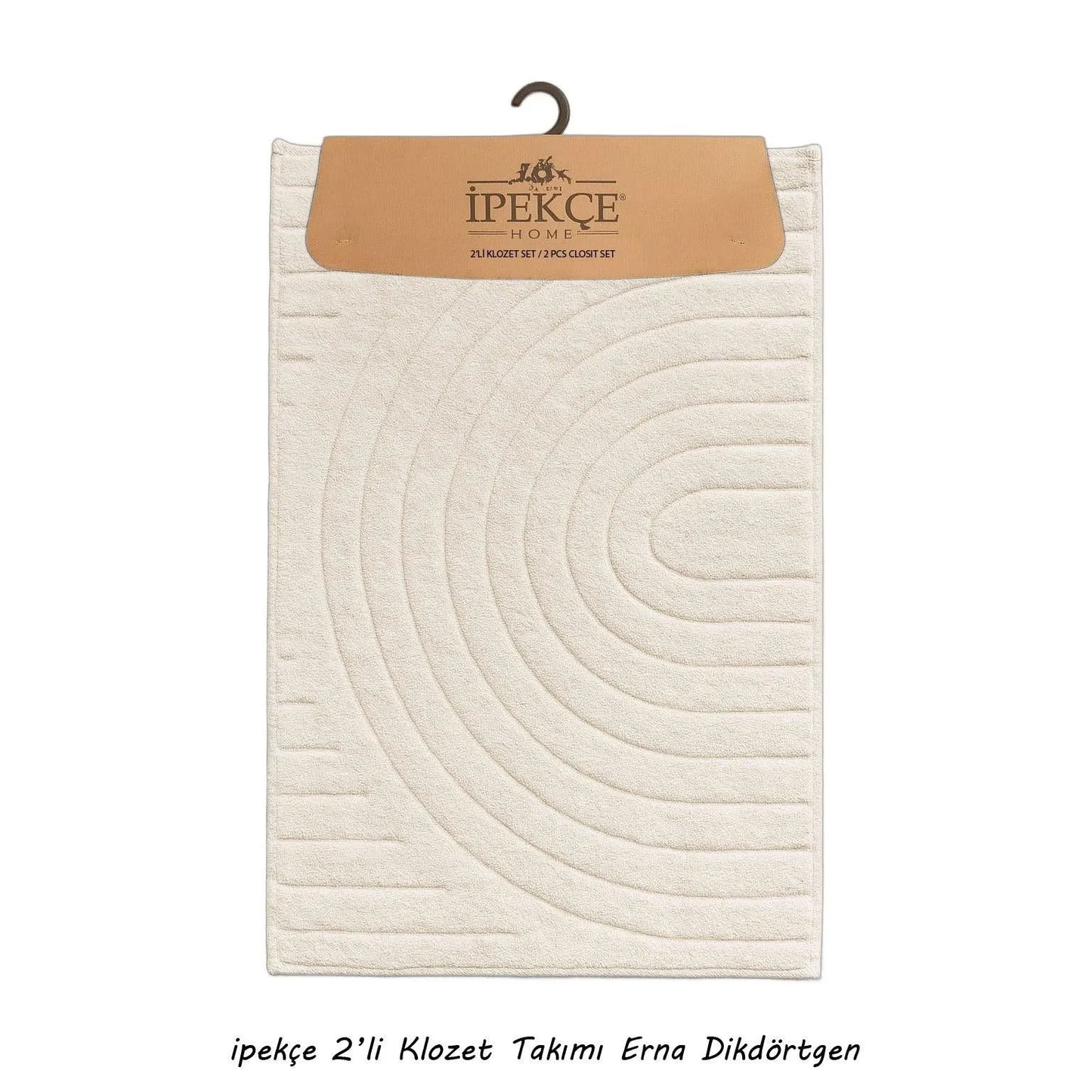 İpekçe Pamuklu 2’li Banyo Paspas Seti Sunset - Dikdörtgen (60x100 cm & 50x60 cm)-Banyo ürünleri-Prenseshome Leyweg-Prenseshome Leyweg