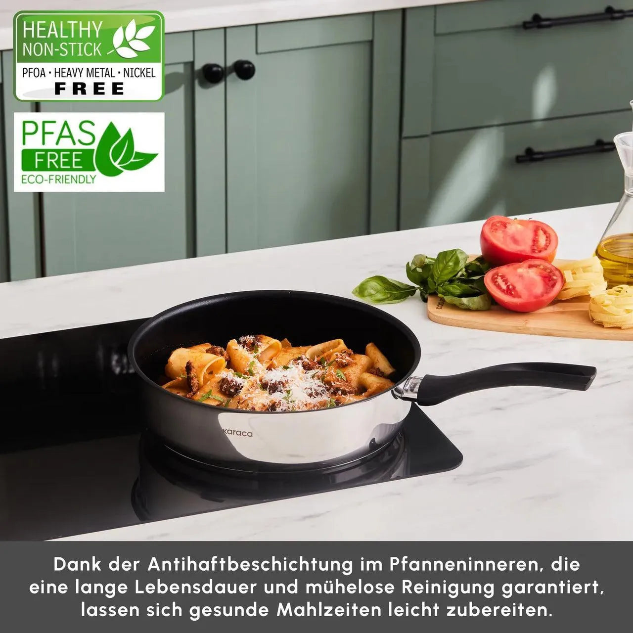 Karaca Gastro Tava – 22 / 24 / 26 / 28 cm – 304 Paslanmaz Çelik-mutfak urunleri-Prenseshome Leyweg-Prenseshome Leyweg